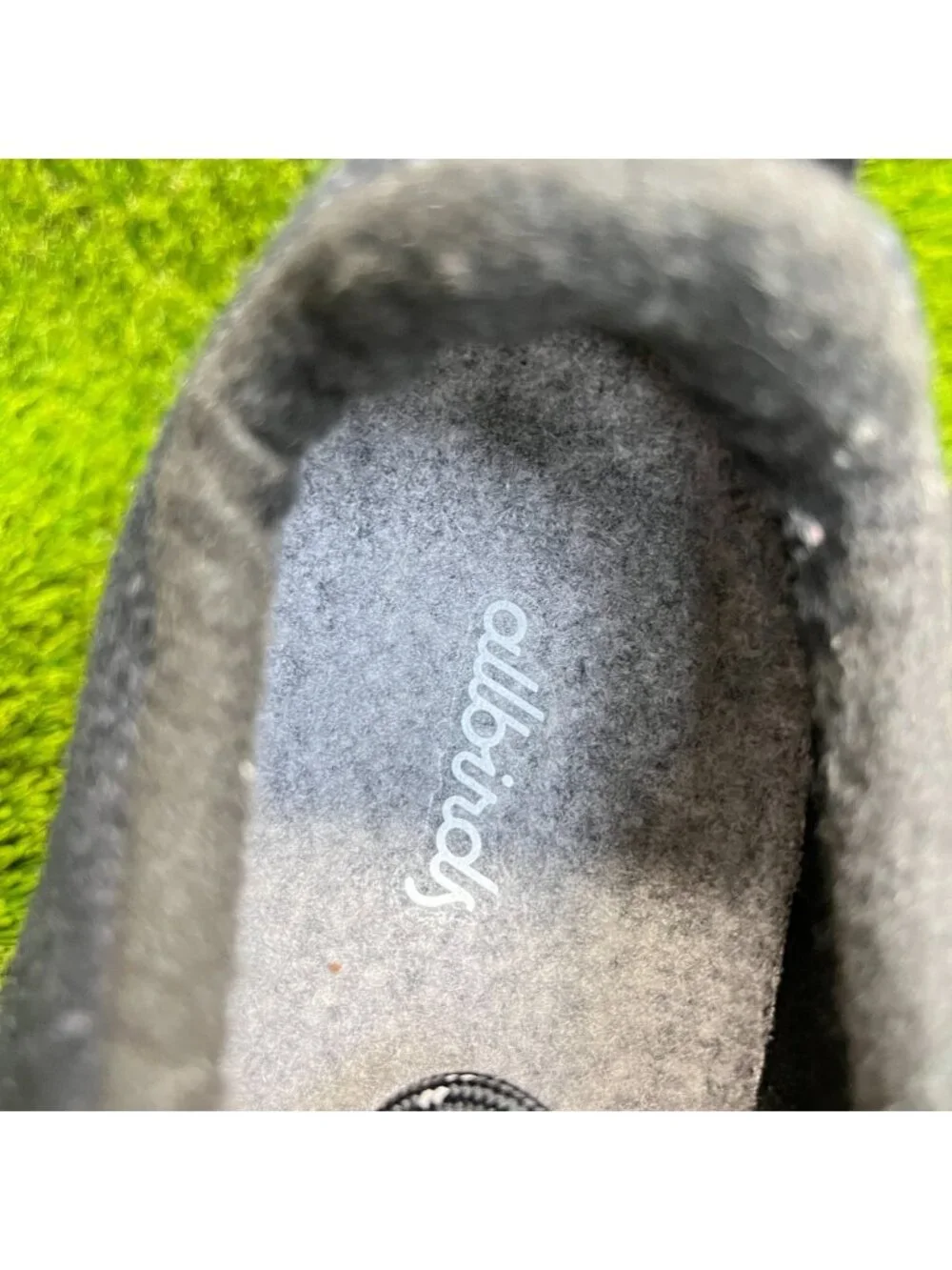 Allbirds Wool Runner Mizzle Womens Size 8 Black Athletic Running Shoes Sneakers